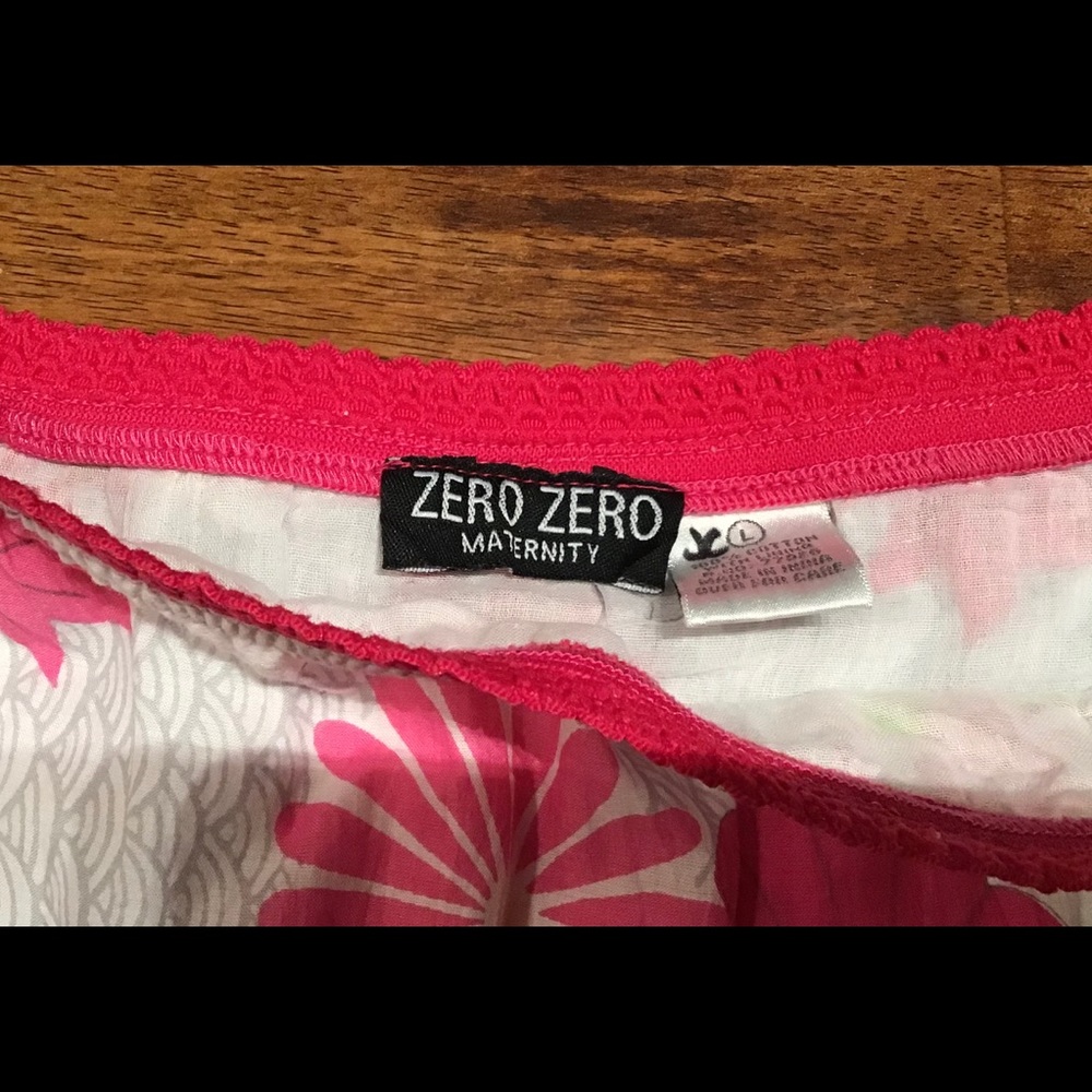 Women’s bright floral ZERO ZERO maternity skirt/ L - Picture 4 of 8